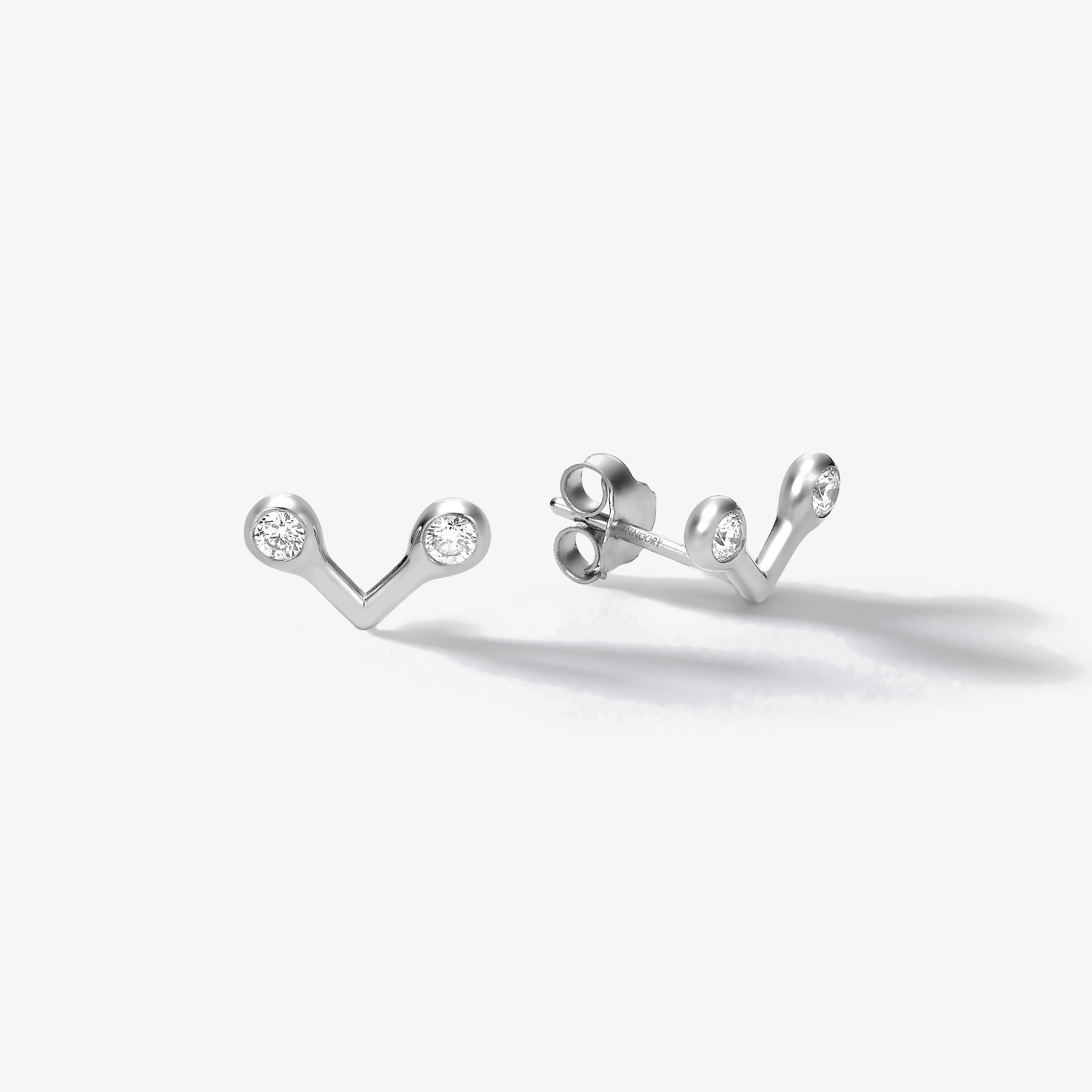 Half The Story Diamond Earrings