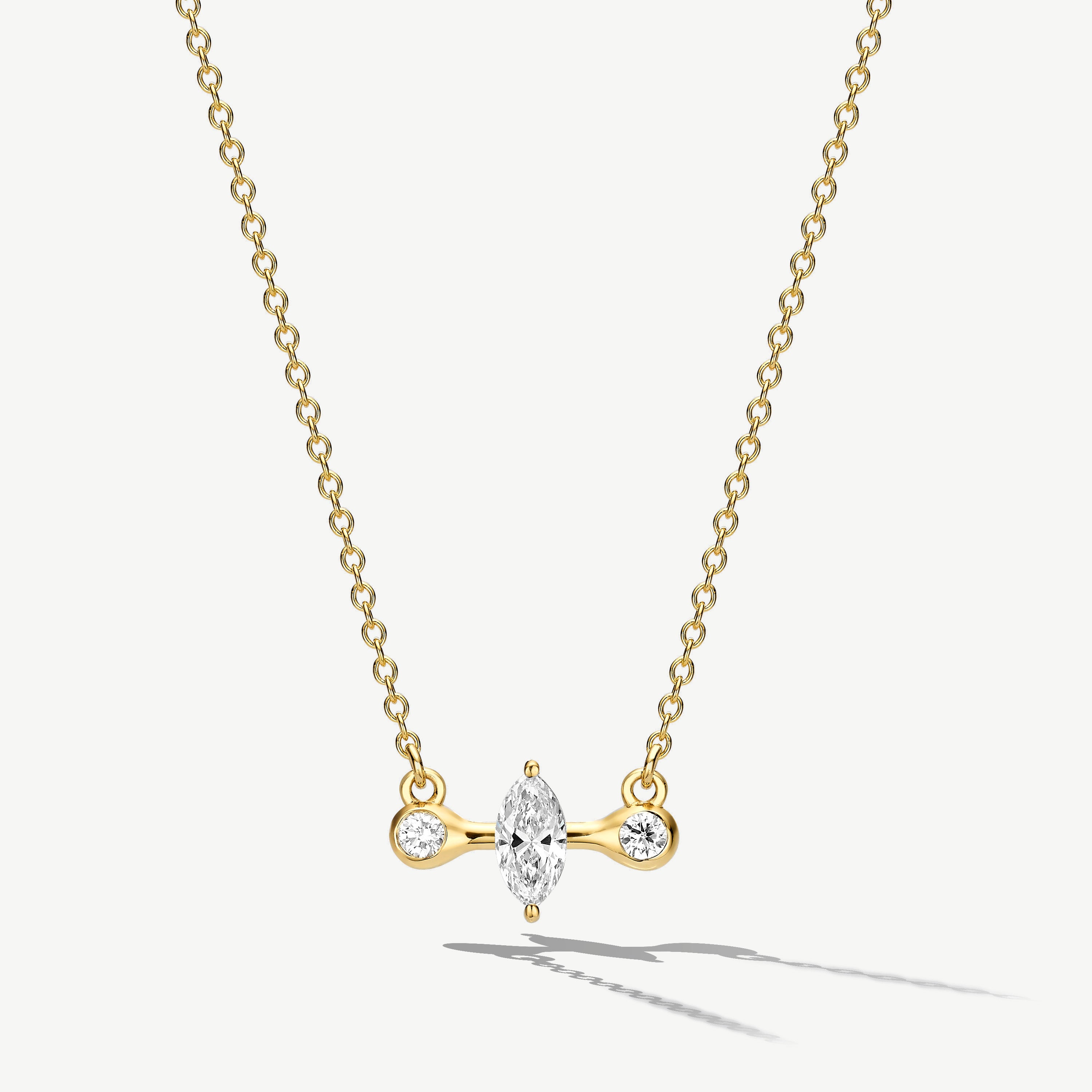 Cosmic Balance Diamond Necklace