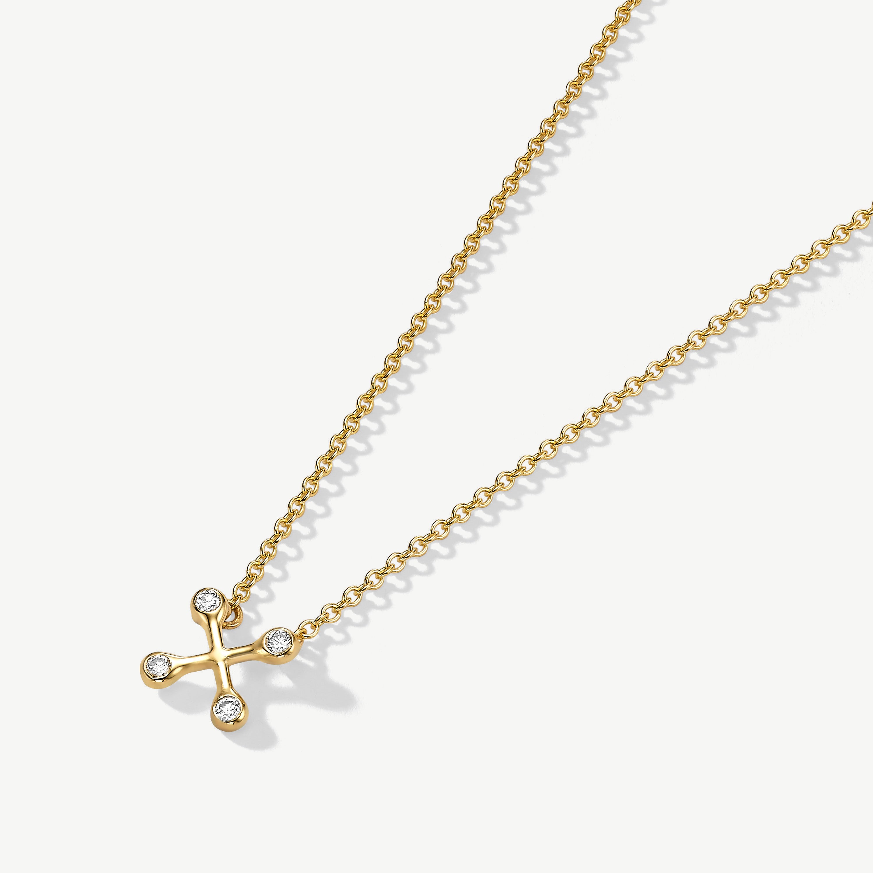 Equilibrium Signature Small Diamond Necklace