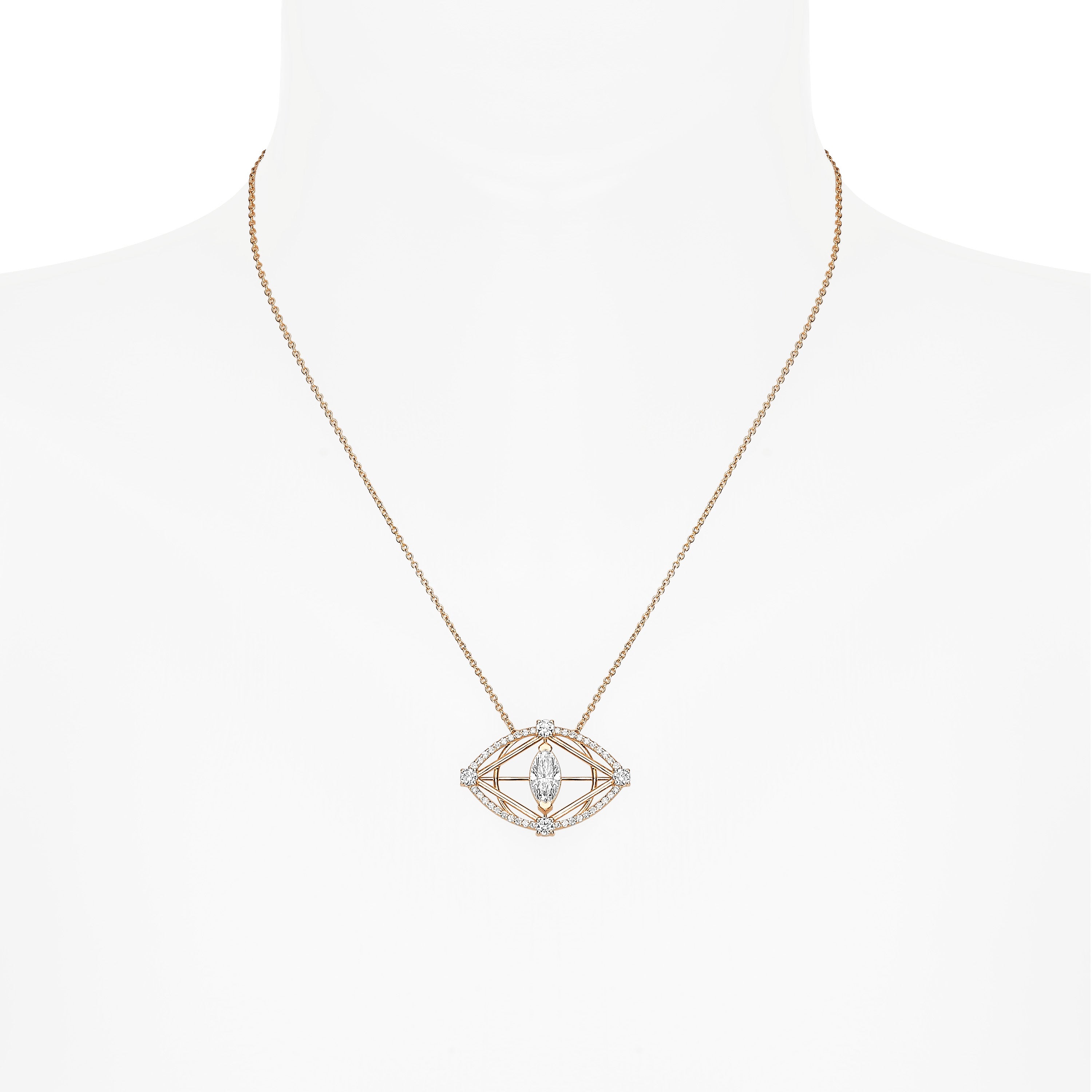 We Have Your Back Diamond Necklace