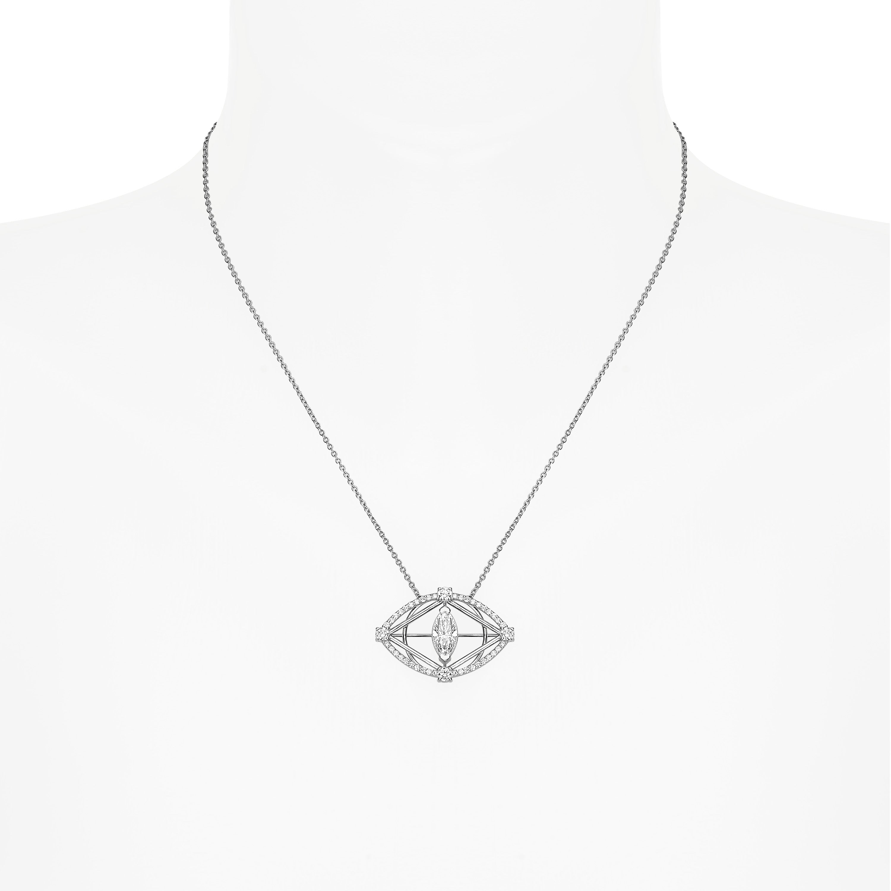 We Have Your Back Diamond Necklace