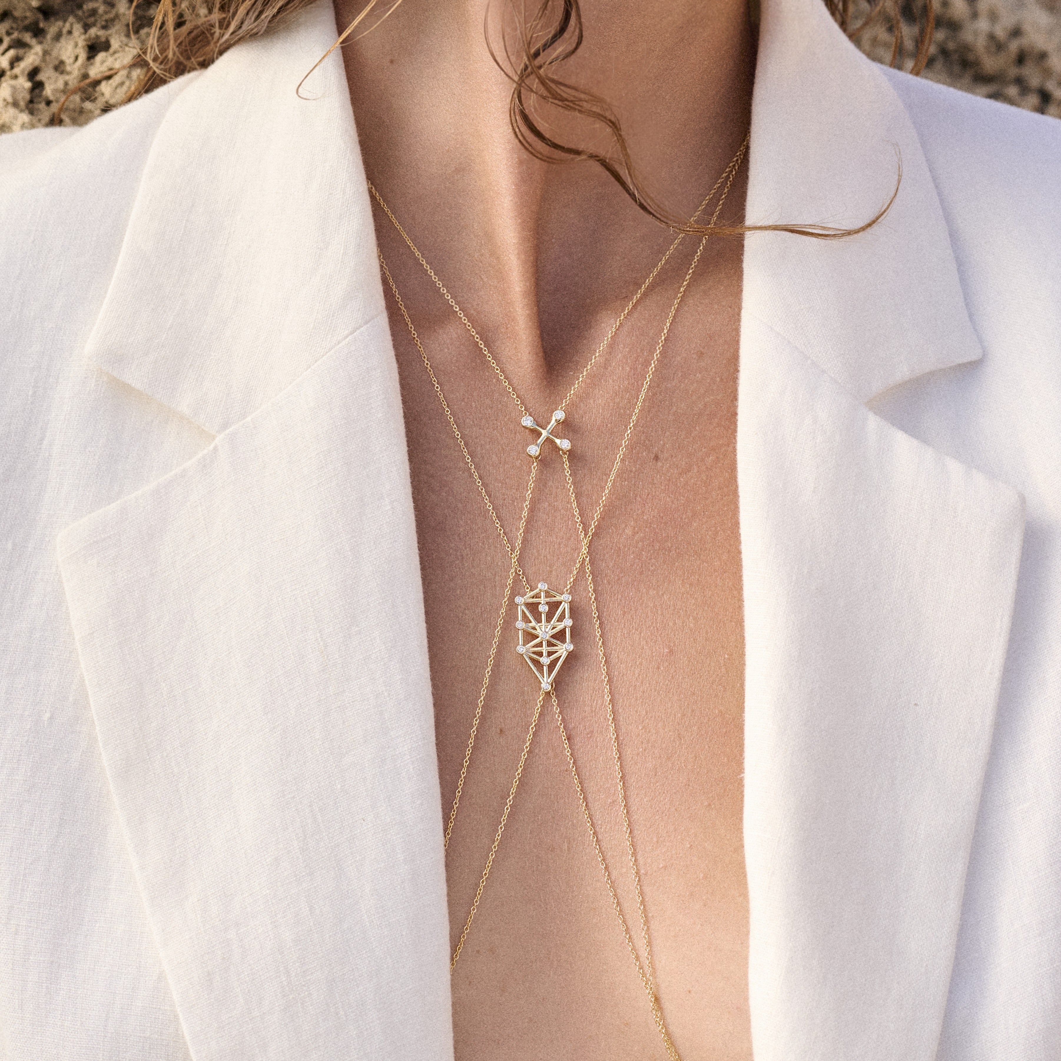 Master Manifestor Goddess Diamond Body Chain