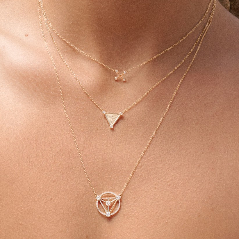 Upgrade Your Aura Small Diamond Necklace