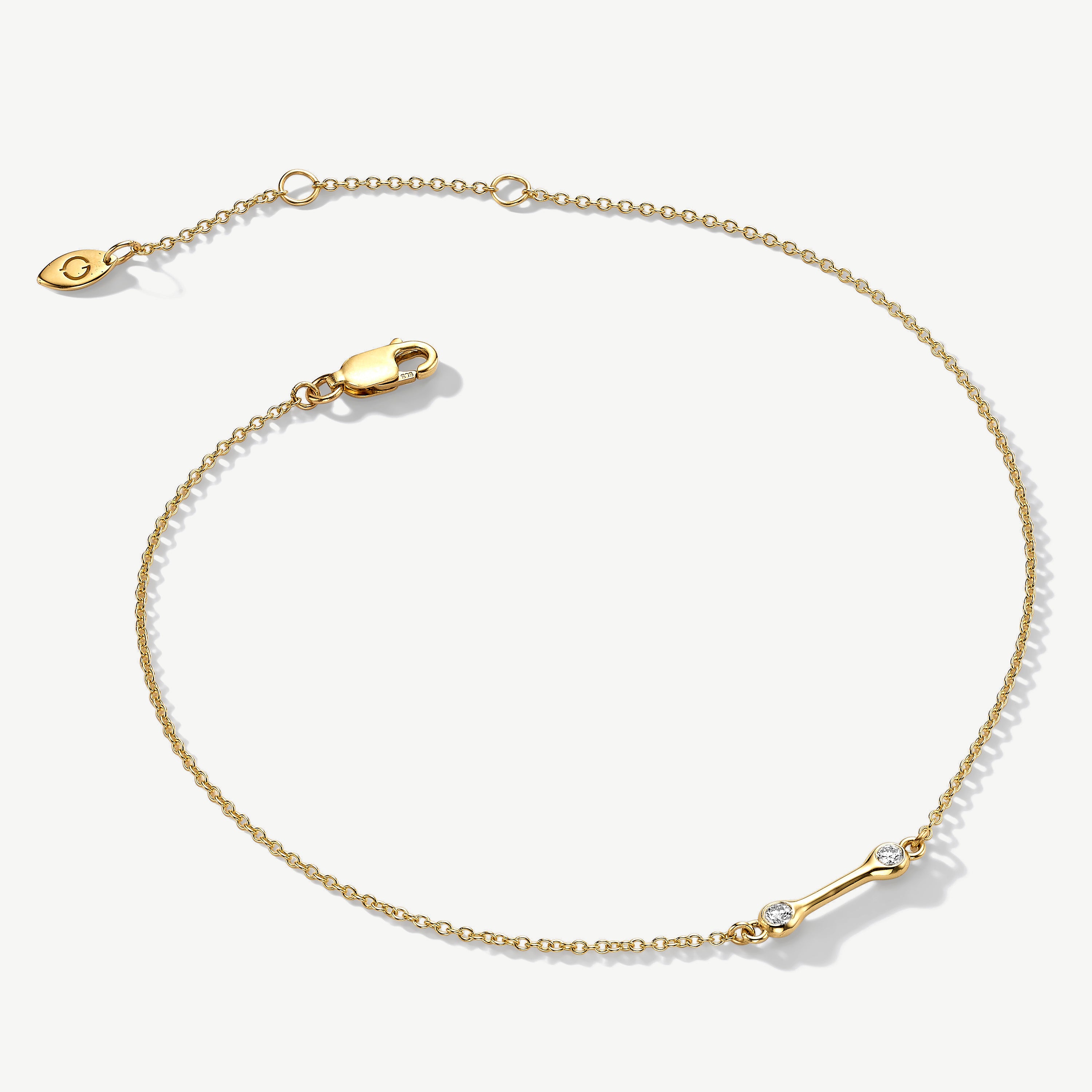It Takes Two Diamond Anklet