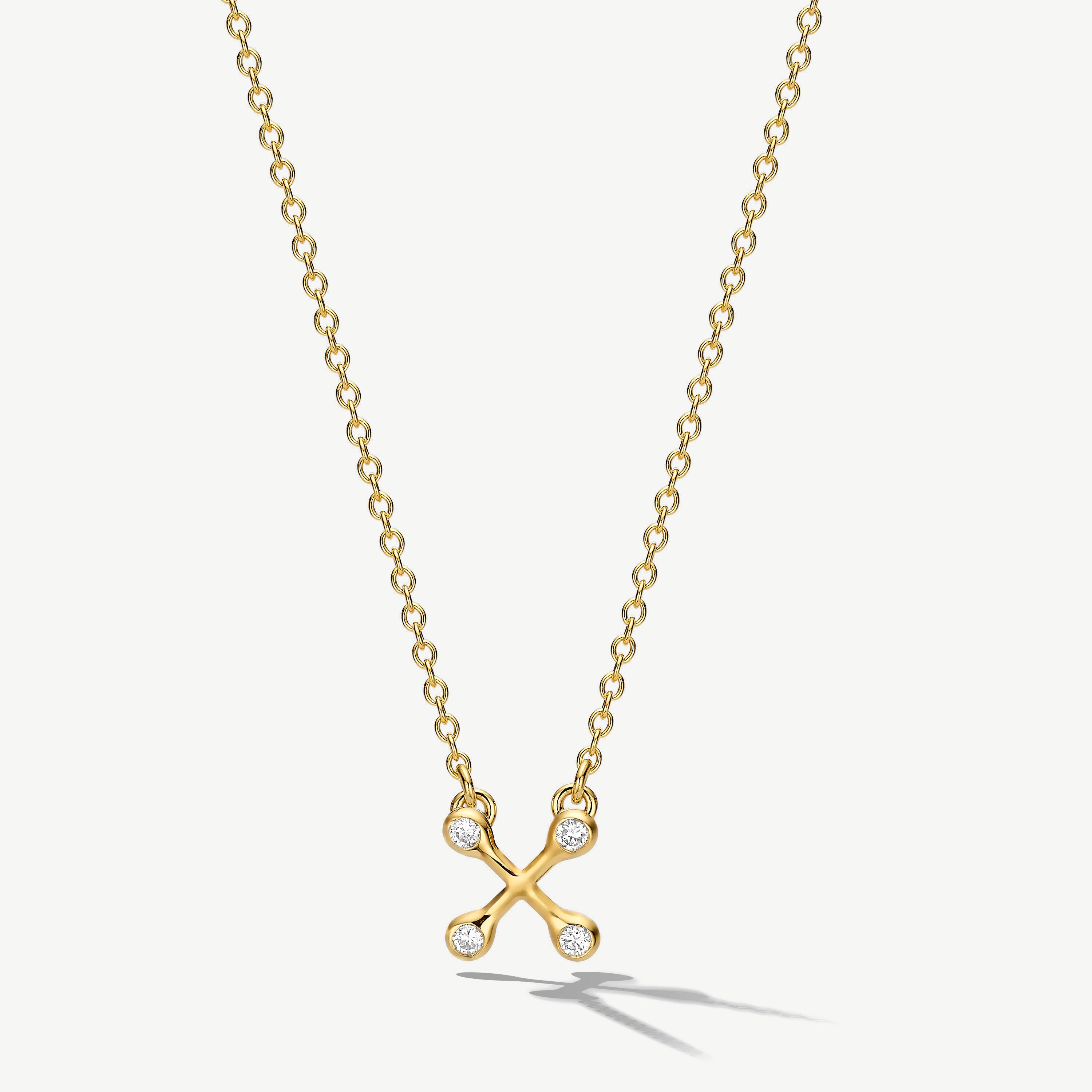Equilibrium Signature Small Diamond Necklace