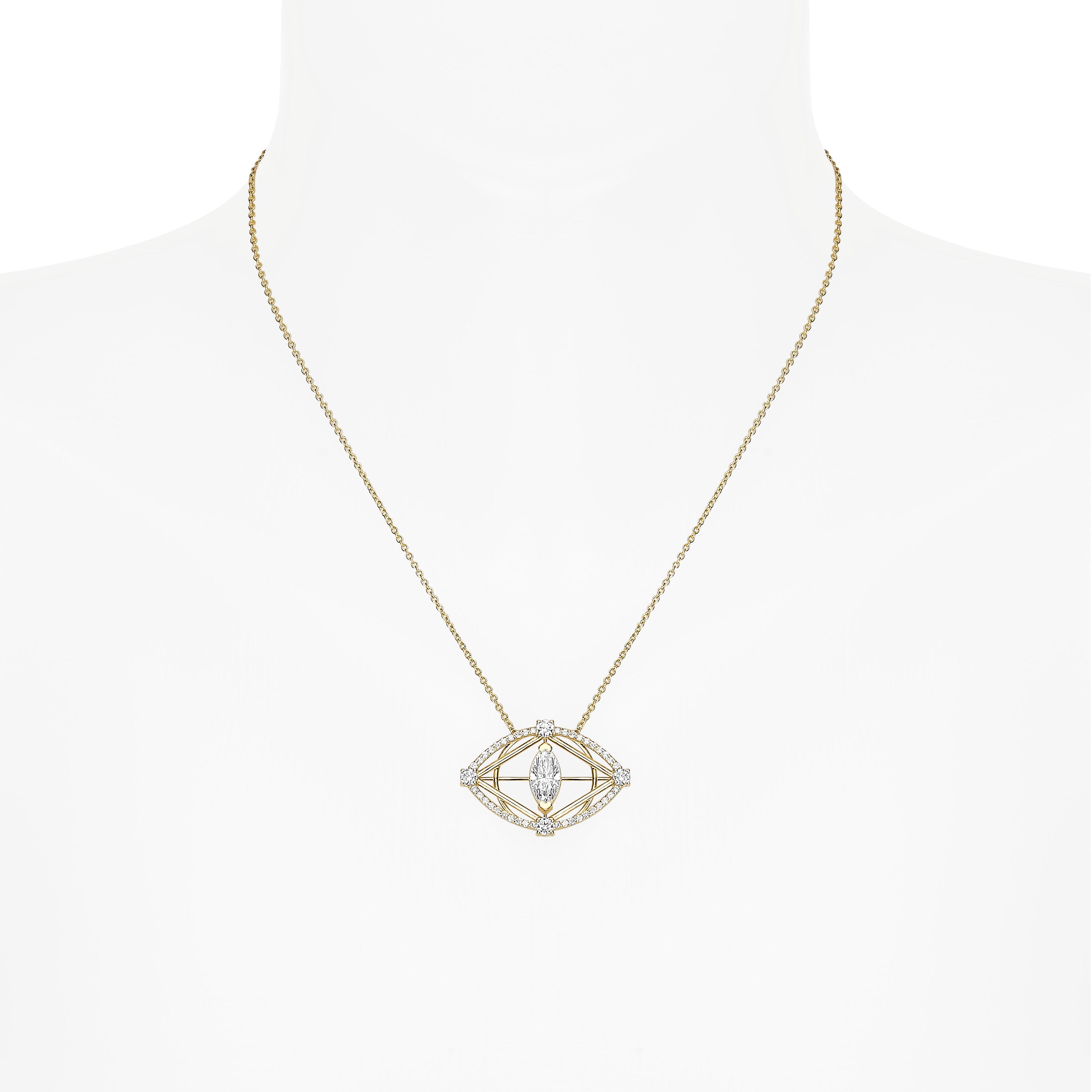 We Have Your Back Diamond Necklace