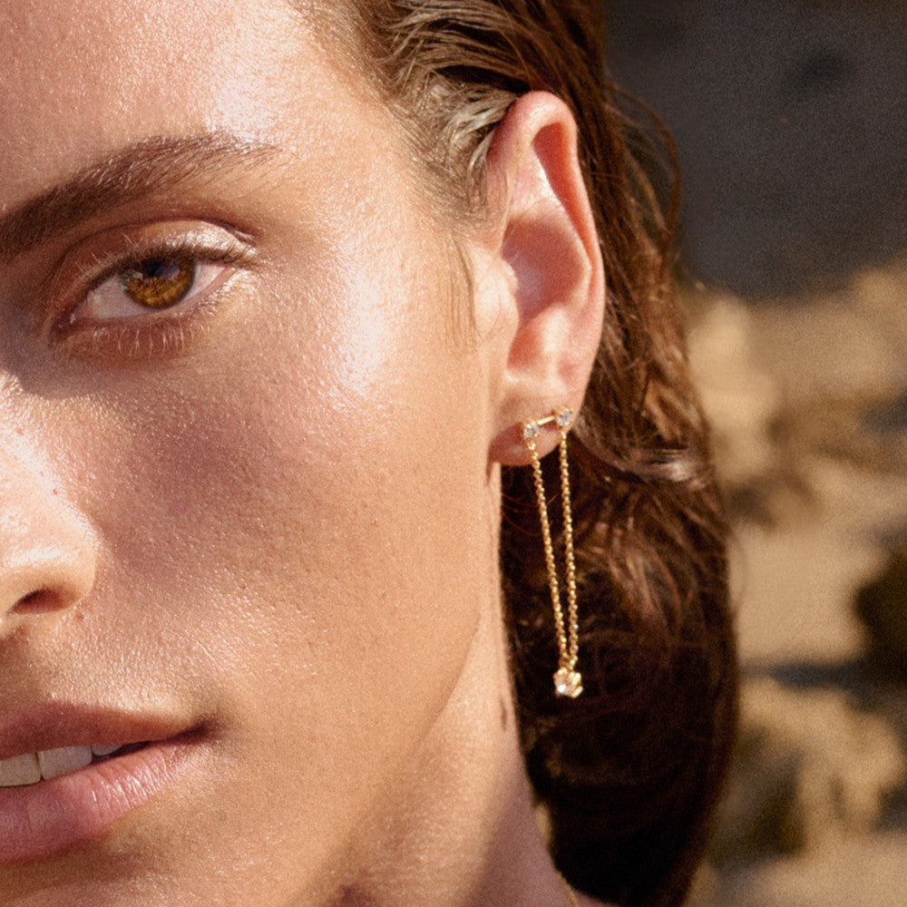 Goddess Superpower Diamond Drop Earrings