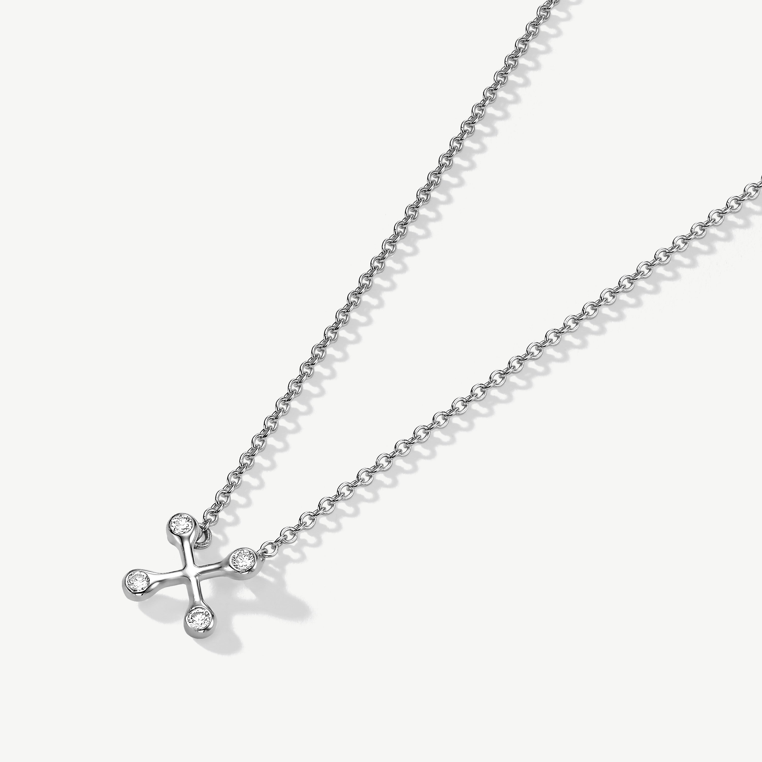 Equilibrium Signature Small Diamond Necklace